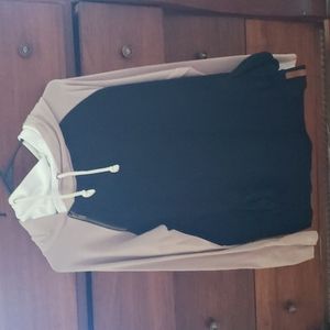 EUC Large Ampersand Ave. Double Hood Sweatshirt